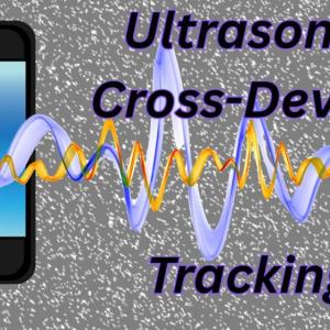 Ultrasonic cross device tracking
