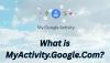 My Activity Google