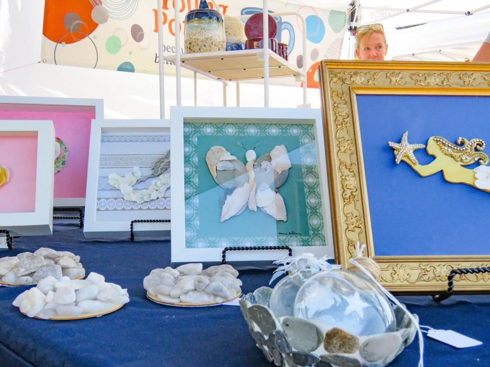 Sheryl LeBlanc's shell artwork. Sheryl LeBlanc's shell artwork.