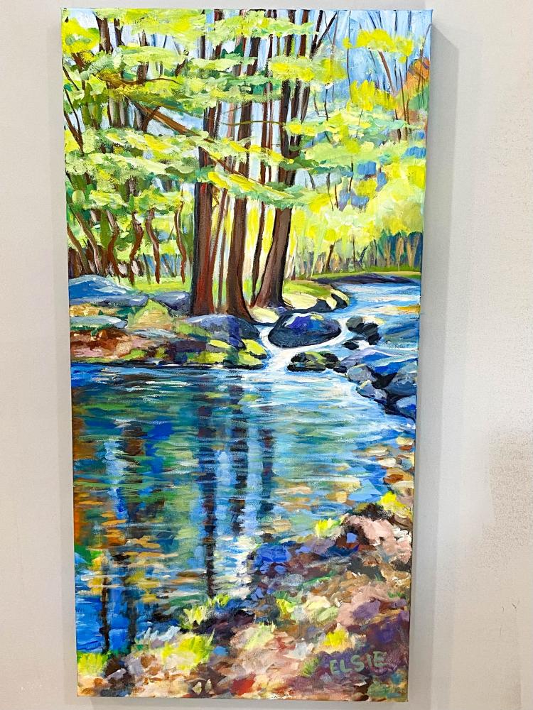 One of Elsie Goldstein's landscape paintings. 