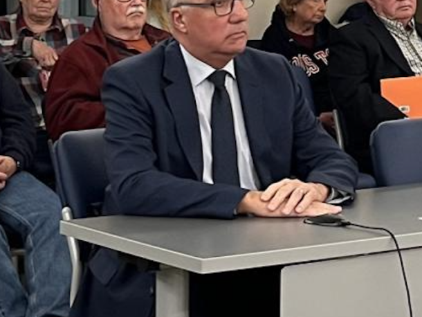 Robert Nunes at a 2023 Lakeville Select Board Meeting. File photo