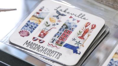 Customers will find a number of Lakeville themed goods at the boutique. ART