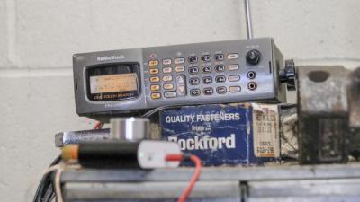 A scanner DeCosta bought second-hand and set up in the engine bay. NONE