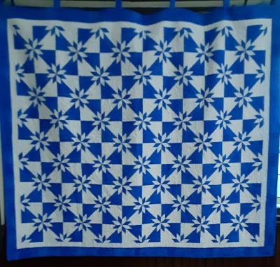 The queen-size quilt, created by a church member, craft fair attendees will have a chance to win. Photo source: Bet Giddings