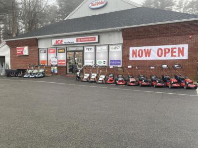 Police investigated a break in at the Lakeville Ace Hardware on Sunday night. Photo Source: Lakeville Ace Hardware