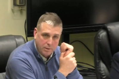 Town Manager James McGrail spoke about Middleboro's new bookkeeping software during a Monday, Jan. 12 meeting. Photo source: MCCAM