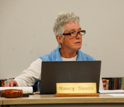 Nancy Souza the Chair of the School Committee.
