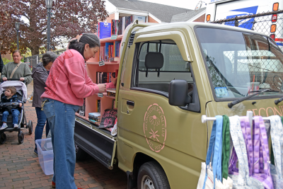 A bookstore run out of a truck.