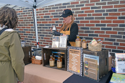 Ahlbin's handed out free samples.