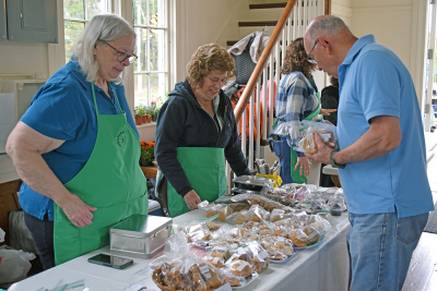 The Lakeville plant sale also had baked goods. 