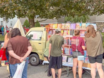 The Second Love Social Club's book van. Photo by Christian Uva
