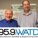 David Snell and Rob Hakala at 95.9 WATD Studio