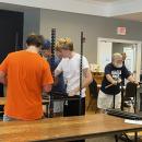 Middleboro high school students and Oak Point residents 