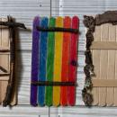 Samples of the fairy doors children can make at the event. Photo source: Soule Homestead Education Center  Samples of the fairy doors children can make at the event.