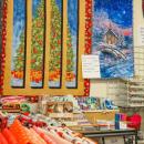 Christmas quilts illustrate various ways to use patterned panels. 