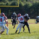 Apponequet Offense runs the ball.