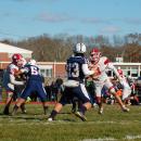 Paxton Canessa looks for an opening.