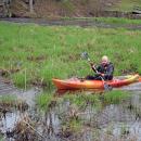 Jarred Orphanos nears the end of the race. 