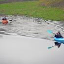 Brenda Velantzas and Kristin Guerra race to the end. Photos by Kat Sheridanac