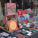 Showcasing locally made art.