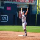 Sean Lundrigan celebrates his double. 