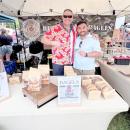 Bronze Star Bagels owners Christopher Walton and Tim Trocchio, who sold out all their bagels. Submitted photo 