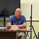 Robert Nunes at a Sept. 14 Middleboro Select Board meeting. Photo by Christian Uva