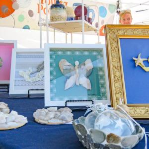 Sheryl LeBlanc's shell artwork. 