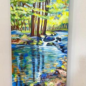 One of Elsie Goldstein's landscape paintings. 