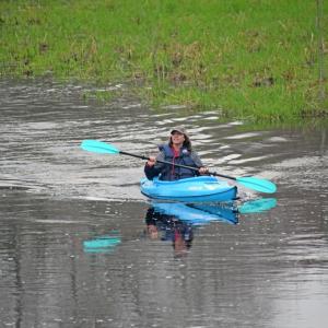 Kristin Guerra sails on the high waters. 