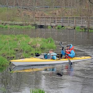 Ryan and Joad Bragna compete in the race together. 