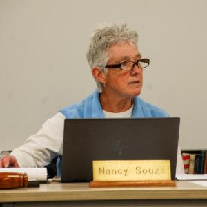 Nancy Souza the Chair of the School Committee.