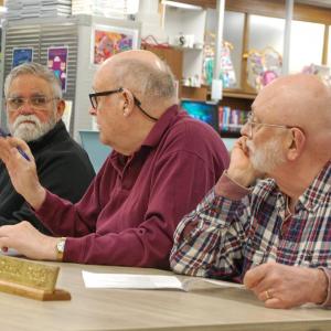 Representatives from Lakeville at School Committee.