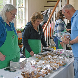 The Lakeville plant sale also had baked goods. 