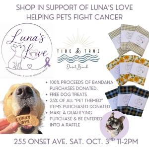 Luna's Love Fundraiser at Tide & True