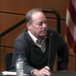 Middleboro Public Schools Director of Business and Finance shared "good news" with the Middleboro School Committee at his final meeting in his role. Photo source: Middleborough Educational Television