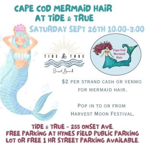 Cape Cod Mermaid Hair Pop Up at Tide & True