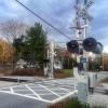 The North Precinct Street crossing, one of the three railroad crossings in Lakeville, where future upgrades could bring about a Quiet Zone designation. 