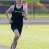 Atley Phinney runs at a previous event for Middleboro High School. Photo source: Amber Spears